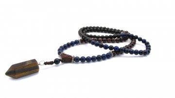 Mala tijgeroog lapis en onyx