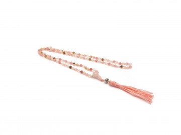 Kinder Mala Lotus Meloen Quartz