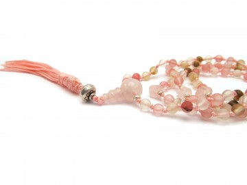 Kinder Mala Lotus Meloen Quartz