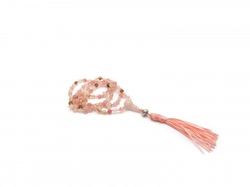 Kinder Mala Lotus Meloen Quartz