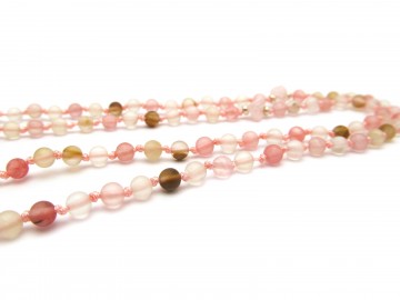 Kinder Mala Lotus Meloen Quartz