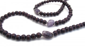 Malaketting purple wood