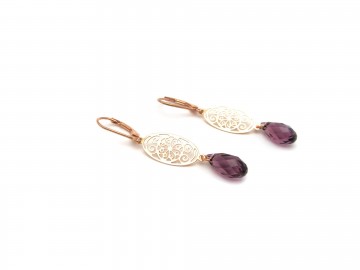 Maroccan purple swarovski