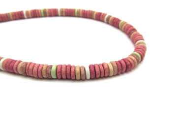 Meisjes ketting ibiza pink flower5