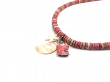 Kinder ketting pink ibiza