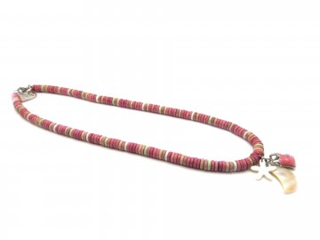 Meisjes ketting pink ibiza