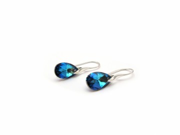 Swarovski oorbellen blauw