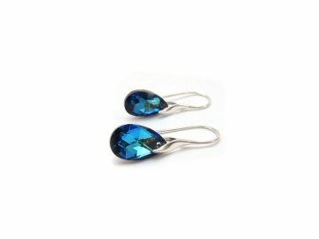 Swarovski kristal Oorbellen blauw