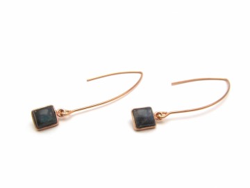 Oorbellen Labradoriet