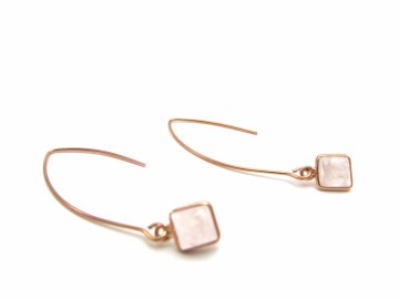 Rose Quartz Oorbellen