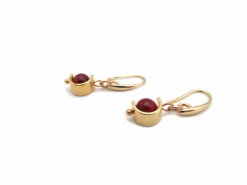 Oobellen  champagne kort koraal4