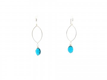 Oorbellen Peacock Quartz