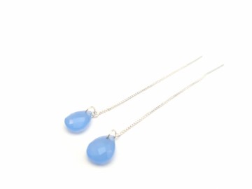 Oorbellen Chalcedoon Edelsteen