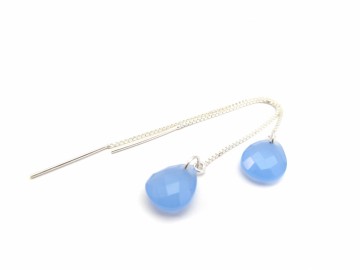 Oorbellen Chalcedoon Edelsteen