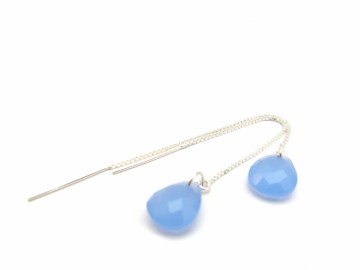 Oorbellen Chalcedoon Edelsteen