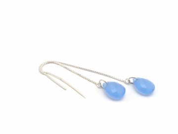 Oorbellen Chalcedoon Edelsteen