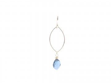 Oorbellen Blue Quartz edelsteen