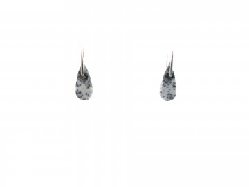 Oorbellen dendriet opal