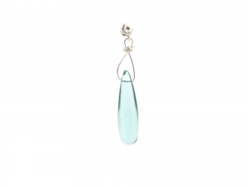 Oorbellen hydro quatrz fluoriet