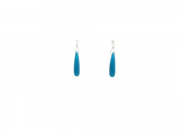 Oorbellen hydro Quatrz Edelsteen peacock