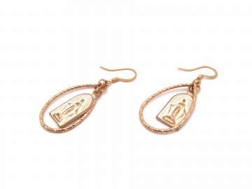 Oorbellen rose goud maria16