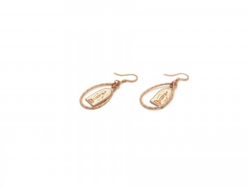 Oorbellen rose goud maria17