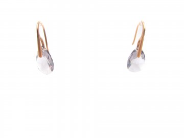 Oorbellen Rose-goud Swarovski® Lavendel