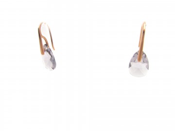 Oorbellen Rose-goud Swarovski® Lavendel