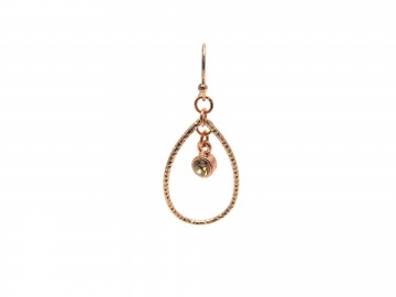 Oorbellen rose taupe