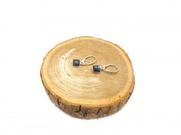 Oorbellen square labradoriet