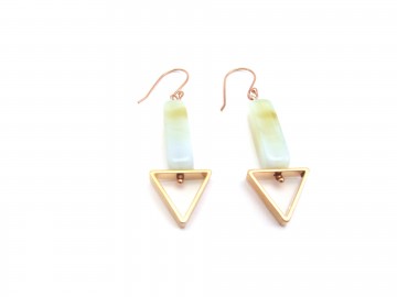 Oorbellen statement rosegoud13