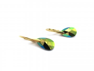 Oorbellen Swarovski® Scarabee goud