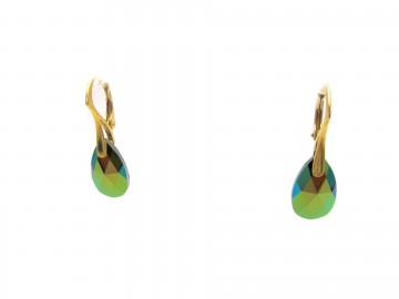 Oorbellen Swarovski® Scarabee goud