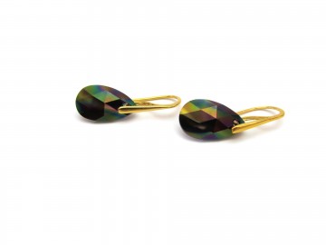 Goud Swarovski® Crystal Rainbow Dark 