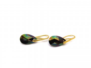 Goud Swarovski® Crystal Rainbow Dark 