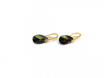 Goud Swarovski® Crystal Rainbow Dark 