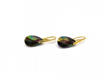 Goud Swarovski® Crystal Rainbow Dark 