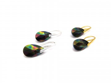 Oorbellen swar overal rainbowdark