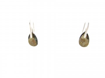 Oorbellen Swarovski® Crystal Silver night