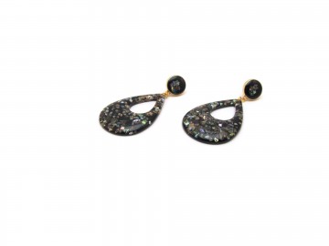 Oorbellen vintage black
