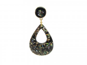 Oorbellen vintage black