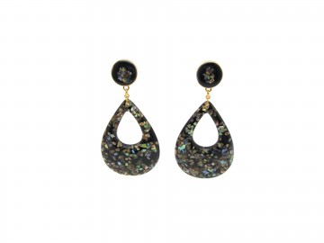 Oorbellen vintage black