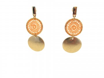 Oorbellen vintage sun set
