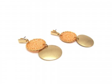 Oorbellen vintage sun set