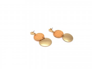 Oorbellen vintage sun set