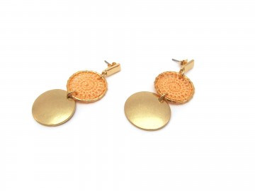 Oorbellen vintage sun set