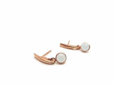 Oorstekers aquamarijn