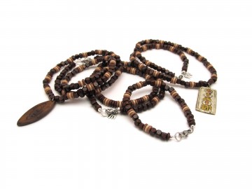 Overal 3 heren ketting dolfijn