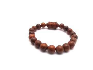 Rode sandelwood armband schroef