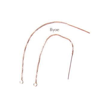 Rose gouden oorbelleln treader1